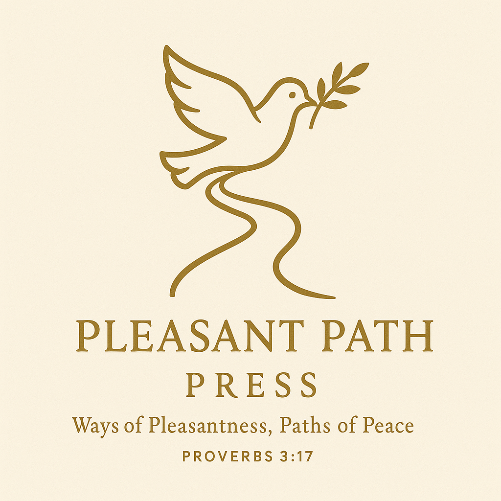 Pleasant Path Press dove and path logo
